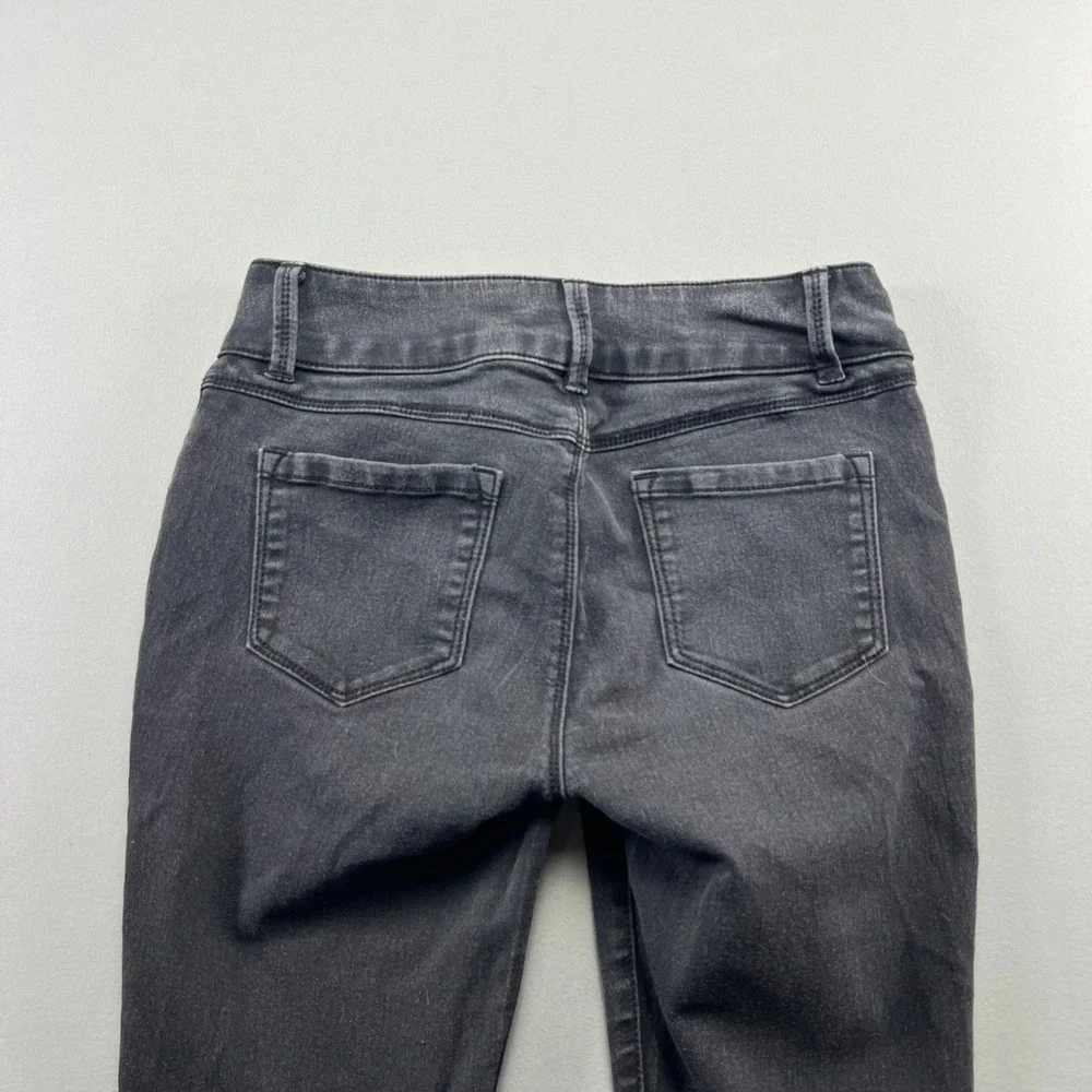 Young & Modern Jeans Womens 6P Black Denim Cotton Stretch Mid Rise Skinny Leg